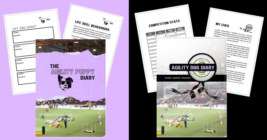 Agility Journals for Agility Dogs and Agility Puppies (great for your dogs, or as a gift) on Amazon